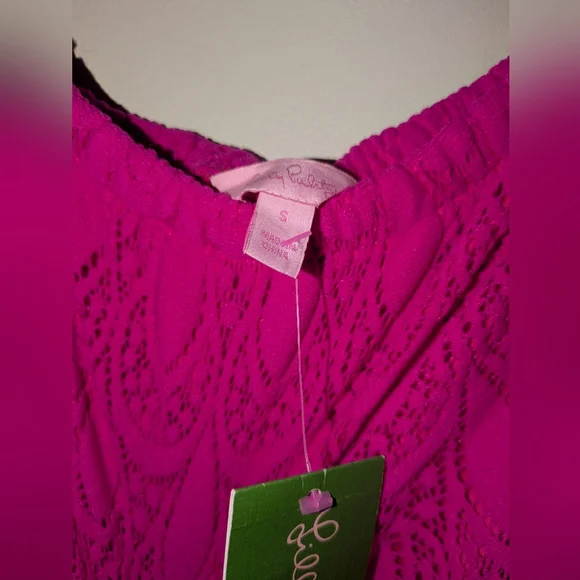Lilly Pulitzer Vibrant Pink Strapless Dress - Picture 4 of 4